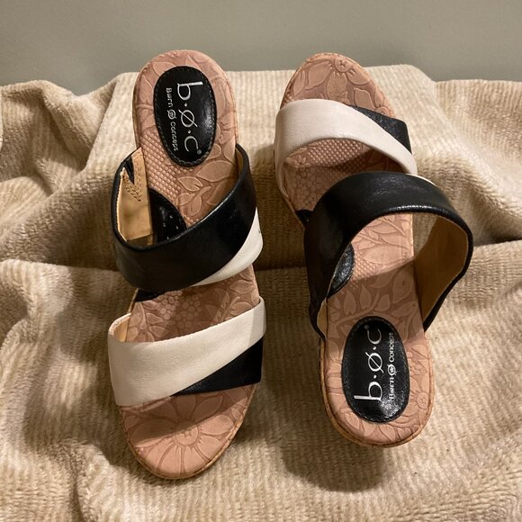 BOC  Cork Wedge Sandal Shoes - Picture 4 of 6